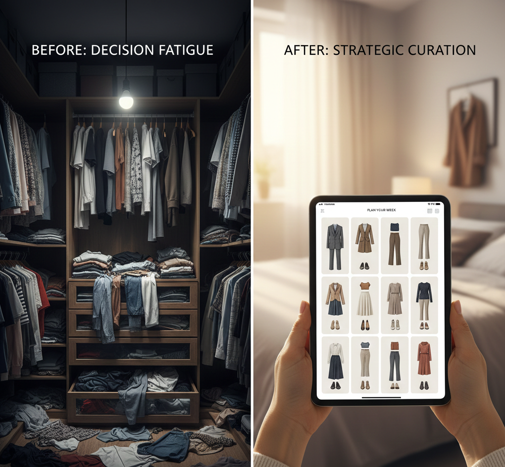 How to plan outfits using an outfit planner: audit your wardrobe and build go-to looks per aesthetic
